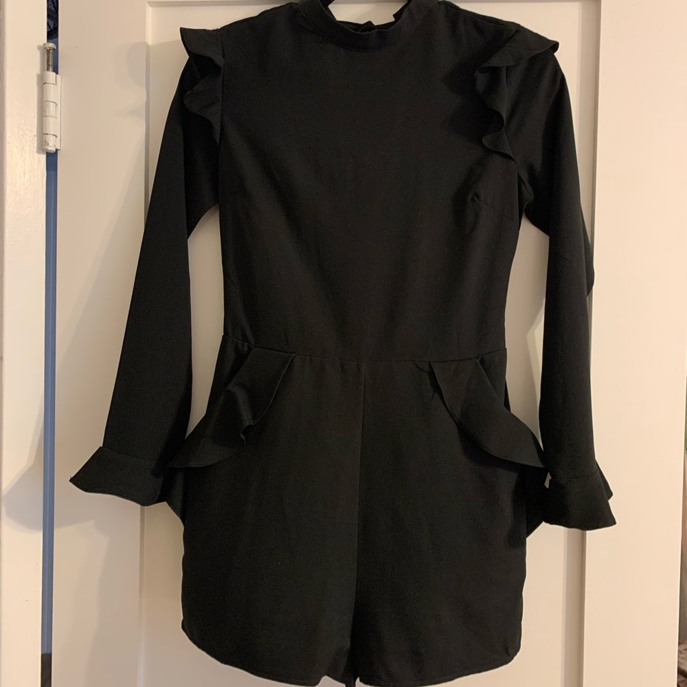 English Factory Long Sleeve Romper